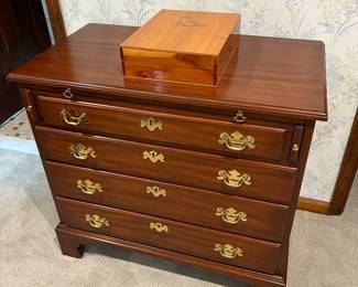 HENKEL-HARRIS Bedroom furniture crafted by Virginia Galleries - solid wild black cherry