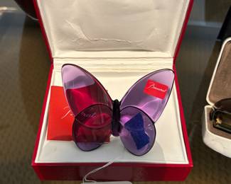 Baccarat Purple Butterfly 