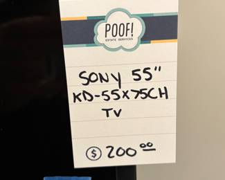 Sony 55' Tv