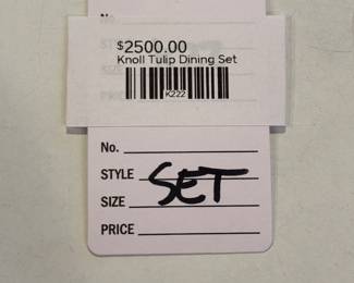 Knoll Tulip Dining Set 