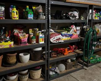 Storage Shelves, Misc Items 