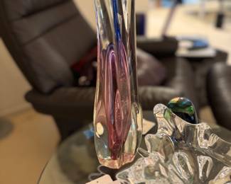 Signed Glass Sculpture