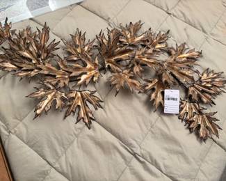 Metal Leaf Wall Art
