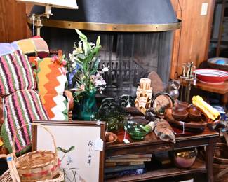 Tons of folksy and whimsical 1960s decorative objects