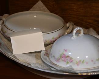 Haviland Limoges Apple Blossom sugar bowl