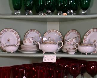 Lovely moriage Nippon tea set