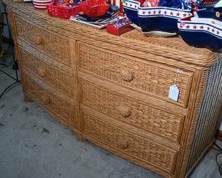 Wicker dresser, priced to move!