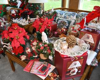 Impressive Christmas decoration inventory!