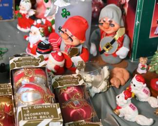 MCM and original Montgomery Ward ornaments