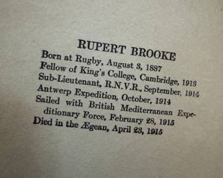 "The Collected Poems of Rupert Brooke"