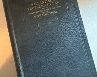 "Problems in Law" by Henry Winthrop Ballantine