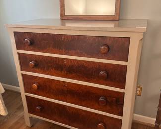 Antique Refrubished 4 Drawer Chest of Drawers (42-1/2"W x 20"D x 42"H)