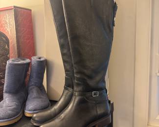 Women's Franco Sarto Leather Boots Size 6-1/2 (Never Worn)