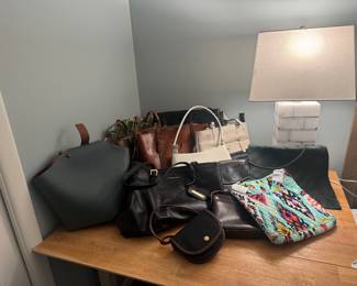 Large Collection of Women's Handbags