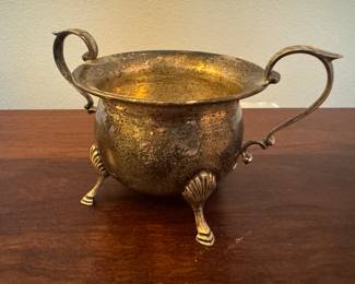 Sterling Silver Footed Sugar Bowl (143gm)