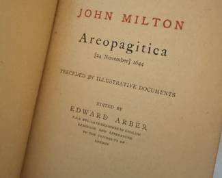 "Areopagitica" by John Milton