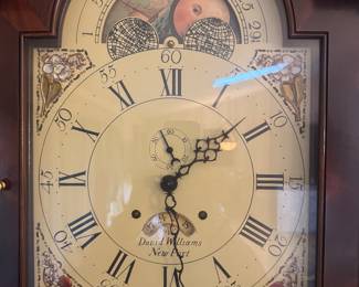 David William New Port Grandfather Clock / Clocks by Colonial (94"H x 21"W x 9-1/2"D)