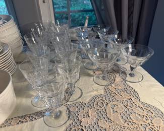 Collection of Baccarat France Crystal Stemware