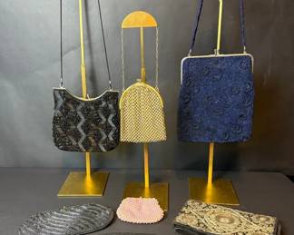 Collection of Vintage Beaded Embroidered Evening Bags