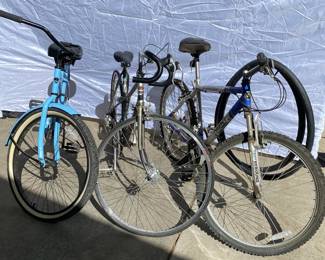 Bicycles Vintage Motobecane Road Bike, NEXT Mountain Bike  SkullxBones Beach Cruiser