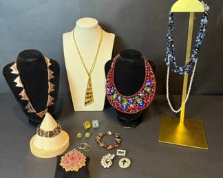 Vintage Statement Costume Jewelry Collection
