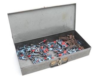 Assortment of Vintage Cast Iron and Metal Toy Soldiers