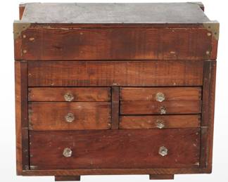 Wood Apothecary Chest