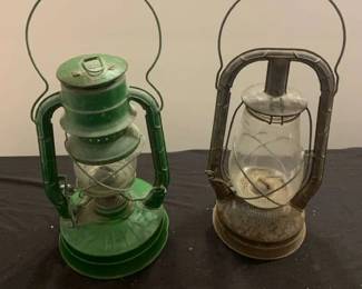 2 Vintage Dietz Lanterns