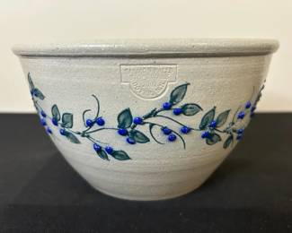 Large Stoneware Bowl By Salmon Falls