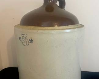 Vintage Five Gallon Stoneware Jug 