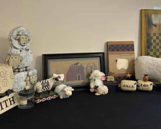 Baa Baa White Sheep Decor
