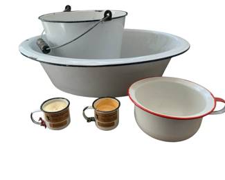 Enamelware Lot