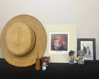 Amish Straw Hat, NA Noel Art Work More