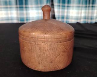 Vintage Wooden Butter Leaf Mold 