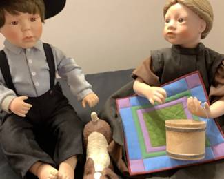 Amish Boy And Girl