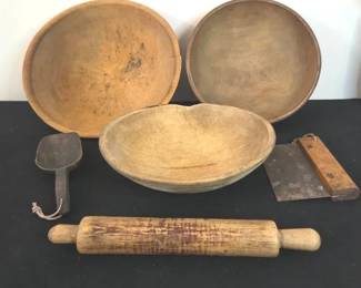 Curated Set Of Traditional Kitchen Tools 
