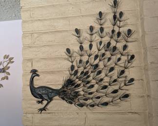 Peacock wall art