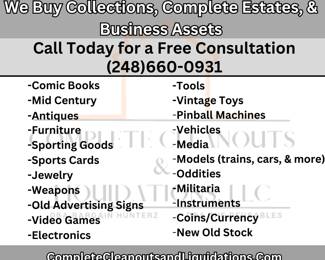 we buy colections