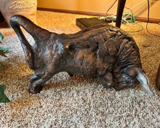 Bull statue