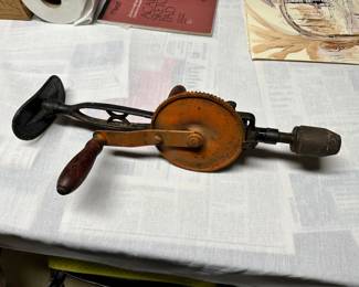 Vintage hand drill