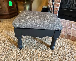 Custom Ottoman with storage.