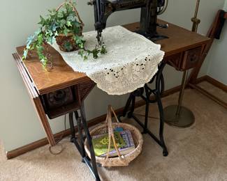 Vintage sewing machine.