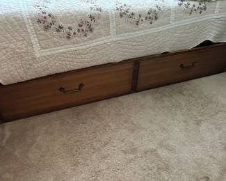 Twin bed with trundle