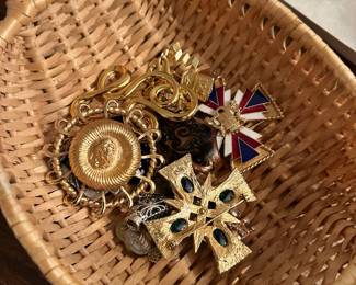 assorted broaches