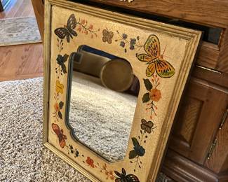 folk art mirror