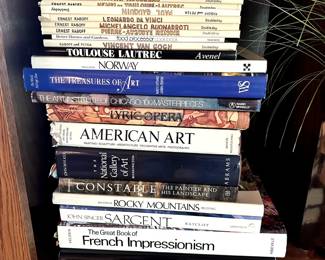 Various coffee table books