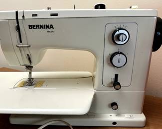 Bernina Record 830 sewing machine with case, pedal and power cord.