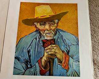 1952 Van Gogh book with removable prints