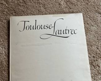 1952 Toulouse-Lautrec art book with removable prints