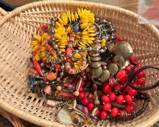 assorted costume jewelry